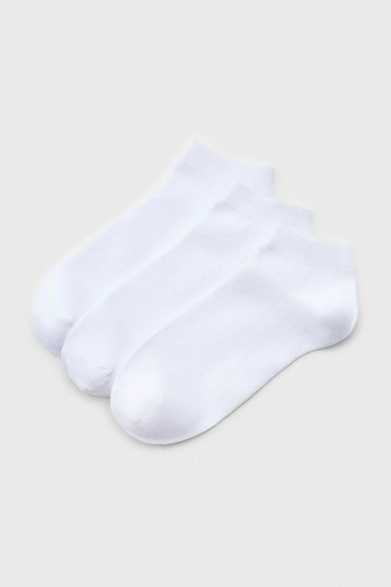 3PACK Męskie skarpetki bawełniane JACK AND JONES JACLouis do kostek