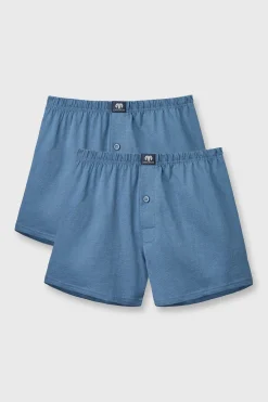 2 PACK niebieskich szortów Zeke