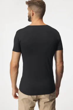 3PACK Niewidoczny T-shirt pod koszulę MEN-A z panelami przeciwpotnymi
