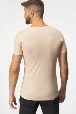 3PACK Niewidoczny T-shirt pod koszulę MEN-A z panelami przeciwpotnymi