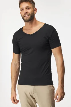 2PACK Niewidoczny T-shirt pod koszulę MEN-A z panelami przeciwpotnymi