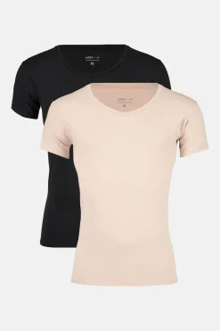 2PACK Niewidoczny T-shirt pod koszulę MEN-A z panelami przeciwpotnymi