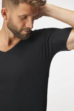 2PACK Niewidoczny T-shirt pod koszulę MEN-A z panelami przeciwpotnymi