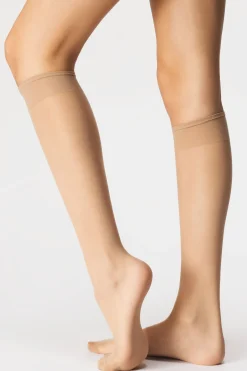 5PACK Nylonowe podkolanówki 20 DEN