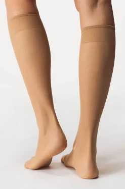 5PACK Nylonowe podkolanówki 20 DEN