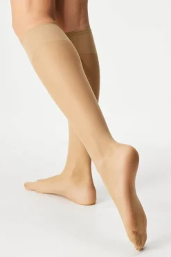 2PACK Nylonowe podkolanówki Marea 15 DEN