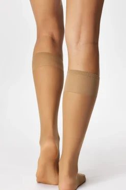 2PACK Nylonowe podkolanówki Marea 20 DEN