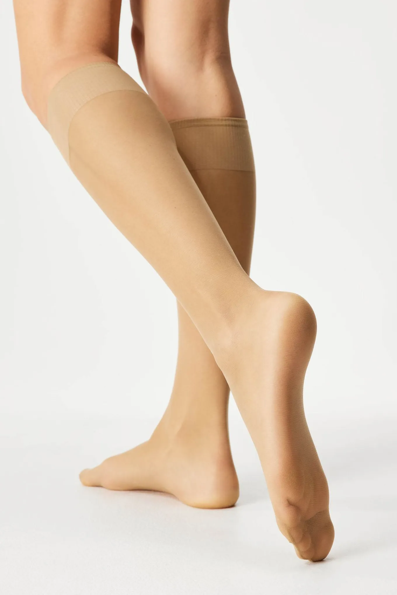 2PACK Nylonowe podkolanówki Marea 20 DEN