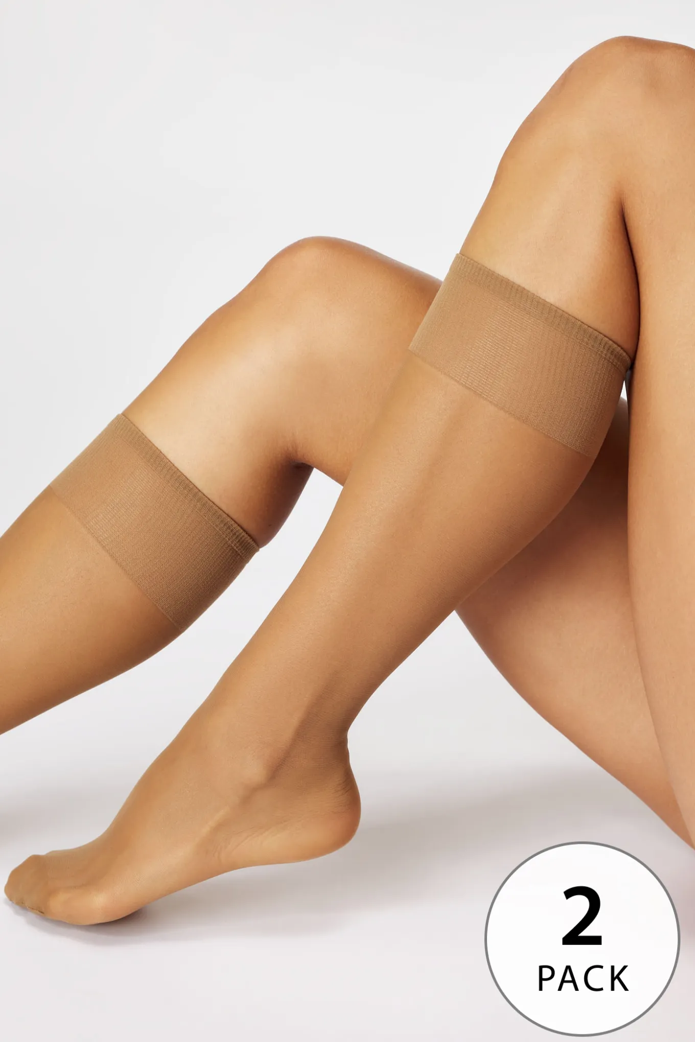 2PACK Nylonowe podkolanówki Marea 20 DEN