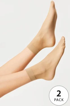2PACK Nylonowe skarpetki Easy krótkie 20 DEN