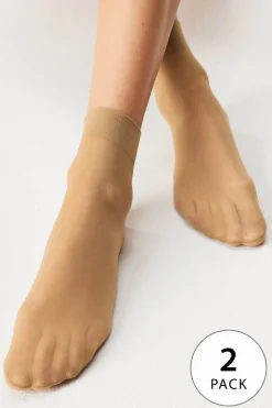 2PACK Nylonowe skarpetki Easy krótkie 40 DEN