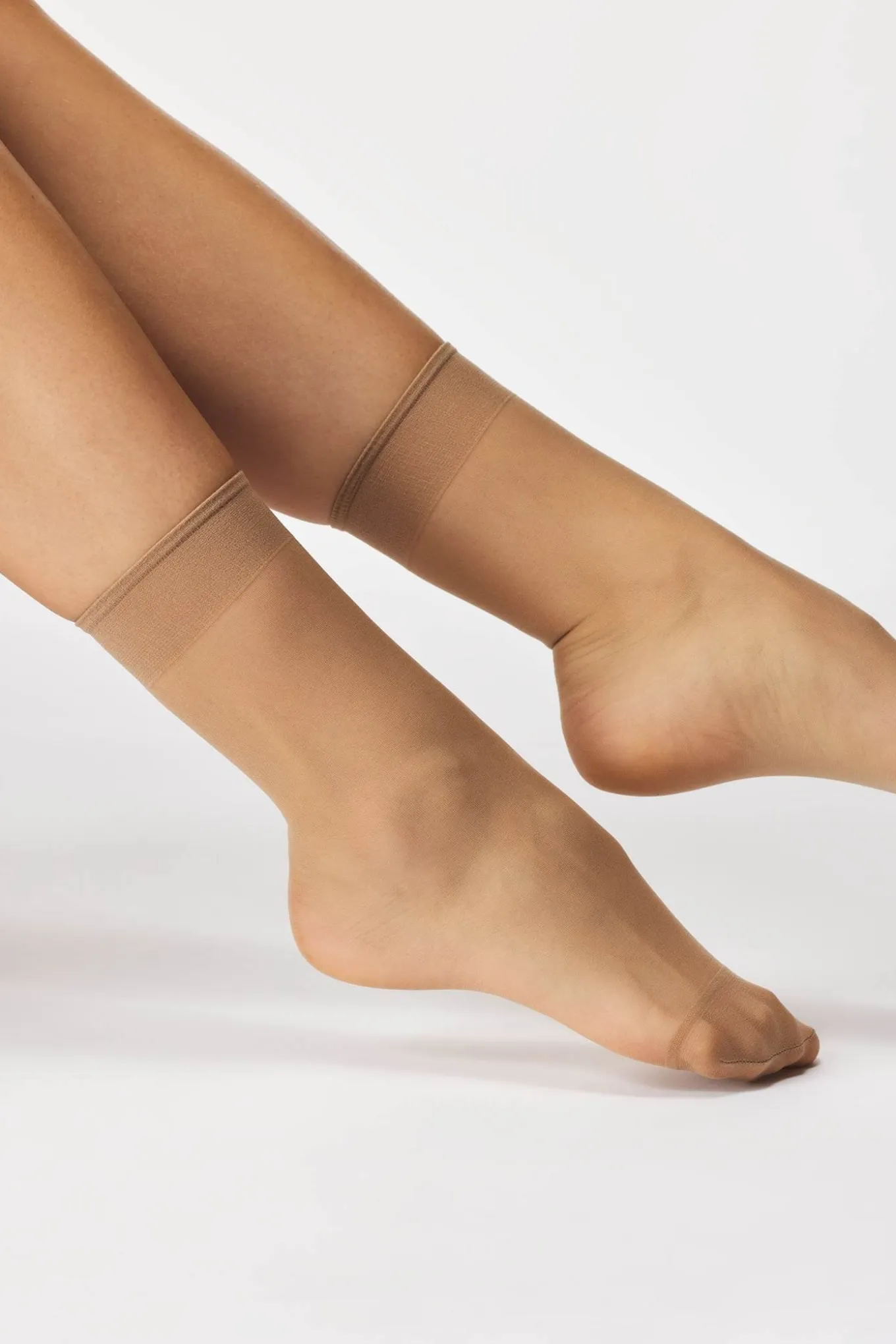 5PACK Nylonowe skarpetki Nylon wysokie 20 DEN