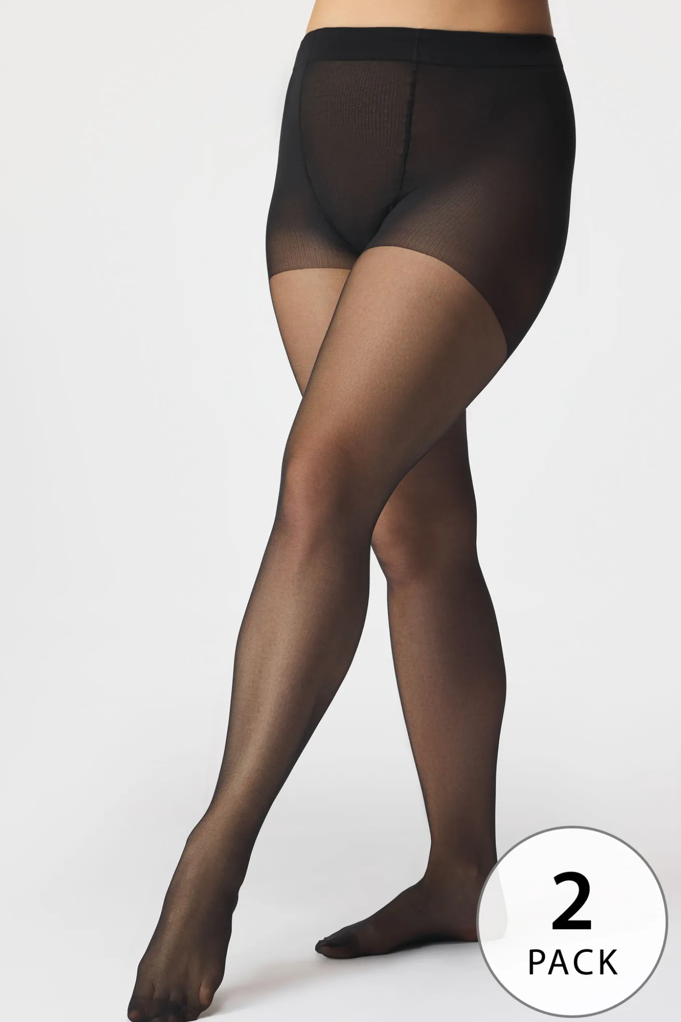 2PACK Rajstopy Molly Plus Size 20 DEN