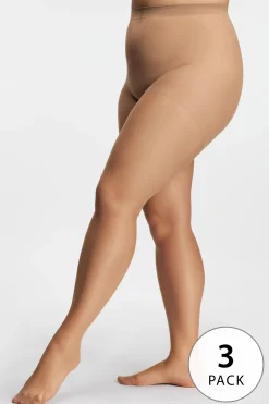 3PACK Rajstopy Plus Size Basic Matt 20 DEN