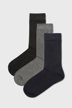 3PACK Skarpetki bambusowe MEN-A wysokie