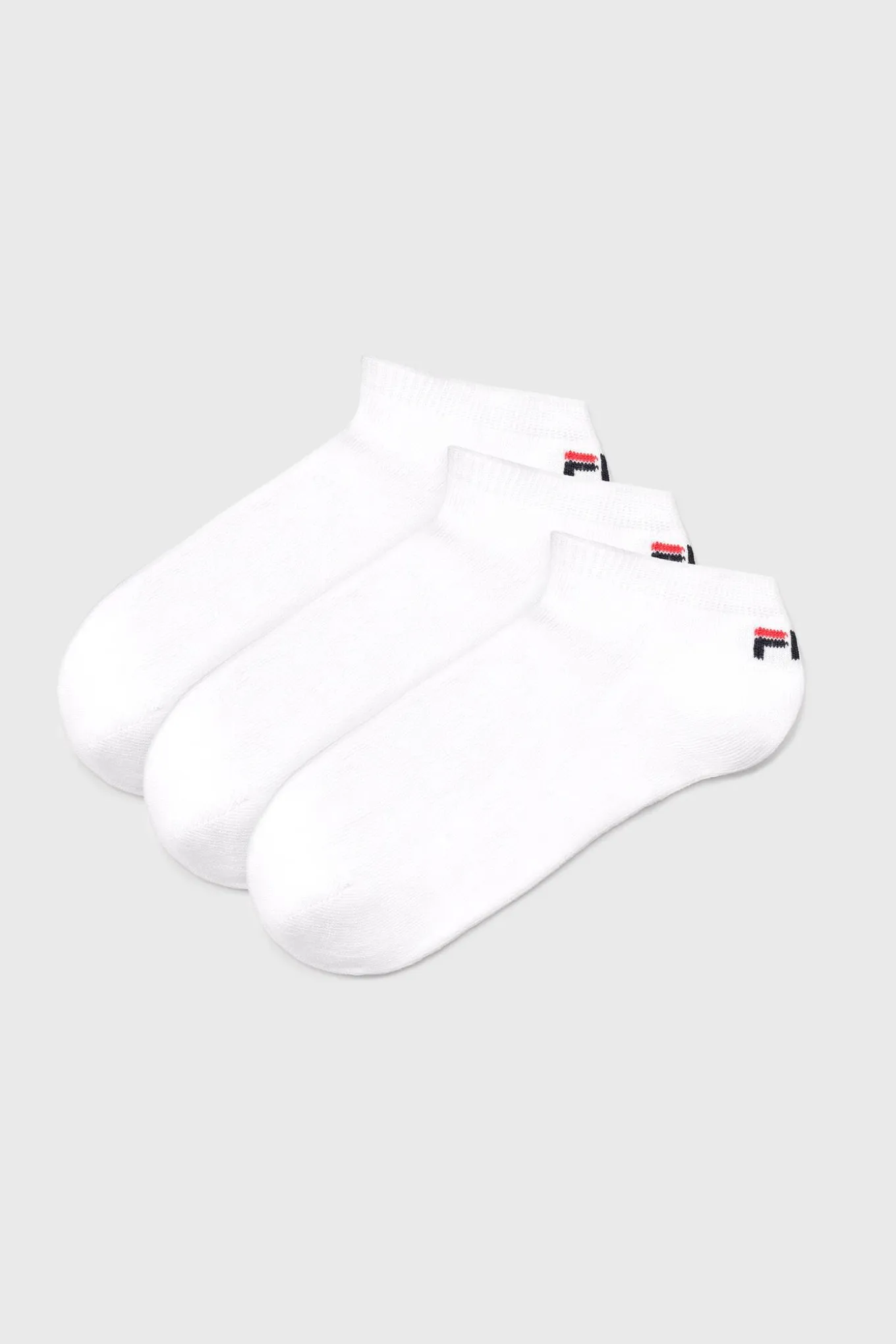 3PACK Skarpetki bawełniane FILA Invisible do kostek