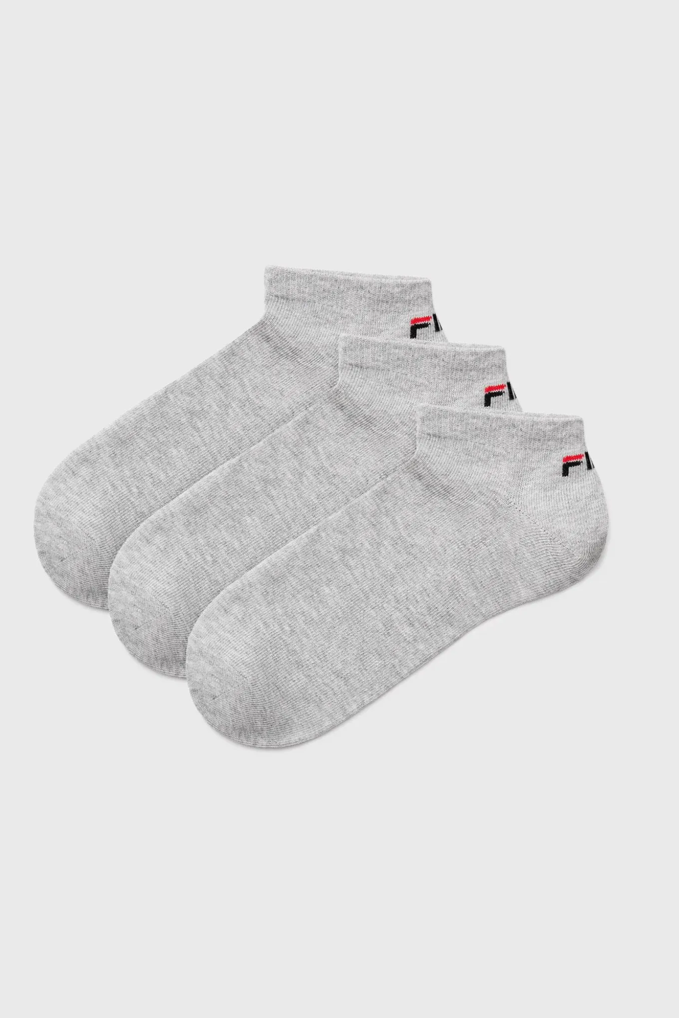 3PACK Skarpetki bawełniane FILA Invisible do kostek