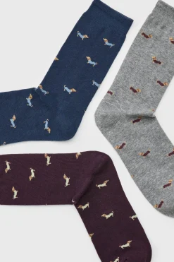 3PACK Skarpetki Finnegann wysokie