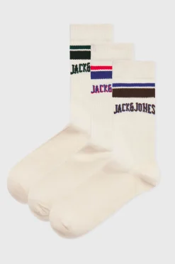 3 PACK Skarpetki JACK AND JONES JACMateo wysokie