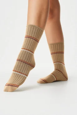 2PACK Skarpetki OROBLÚ Twins Plain and Stripes wysokie