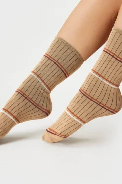 2PACK Skarpetki OROBLÚ Twins Plain and Stripes wysokie