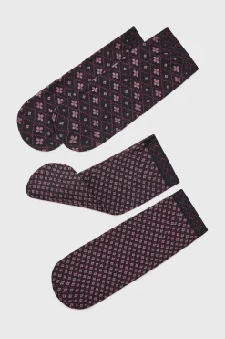 2PACK Skarpetki OROBLÚ Twins The Pattern krótkie 50 DEN