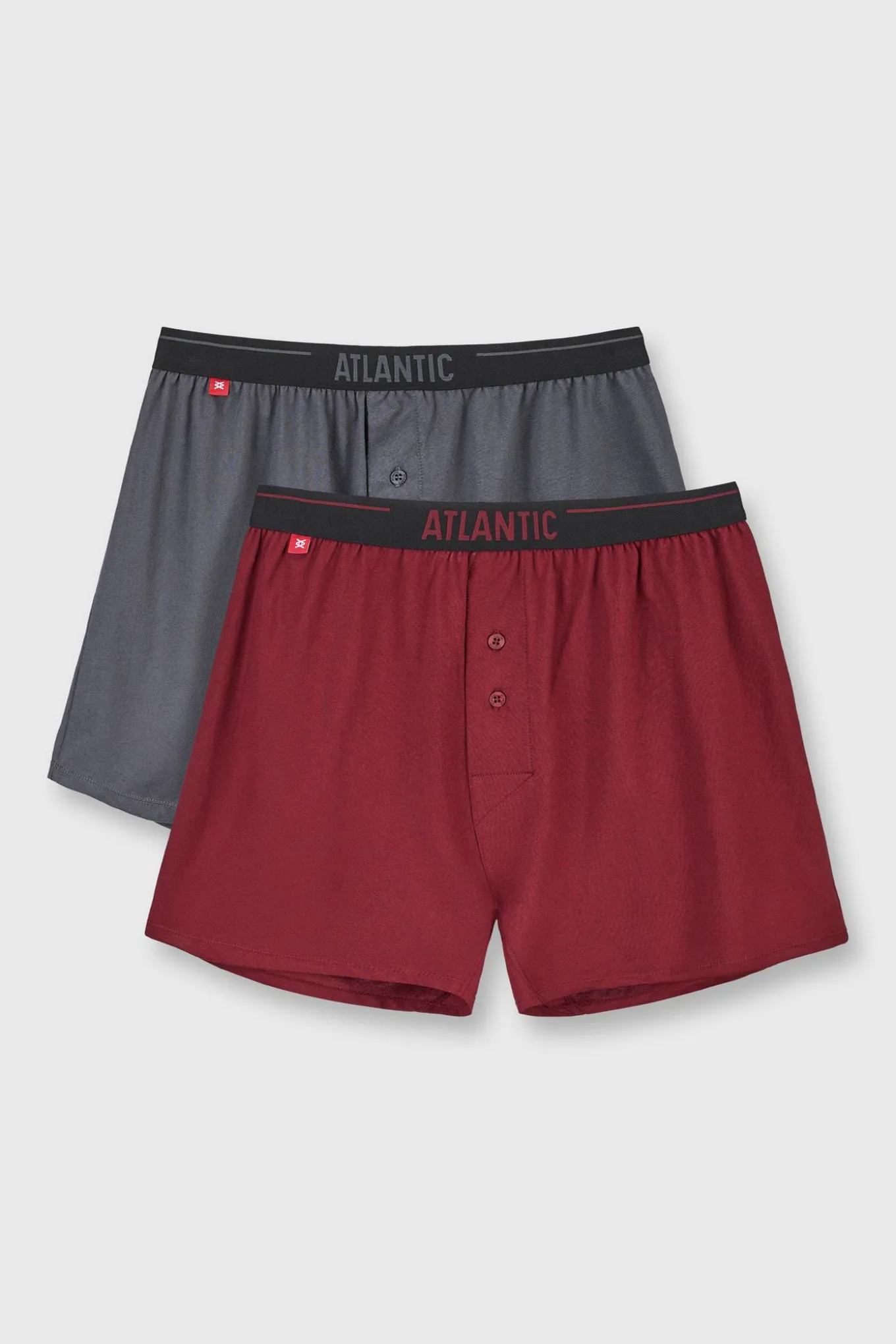 2PACK Szorty bawełniane Solid