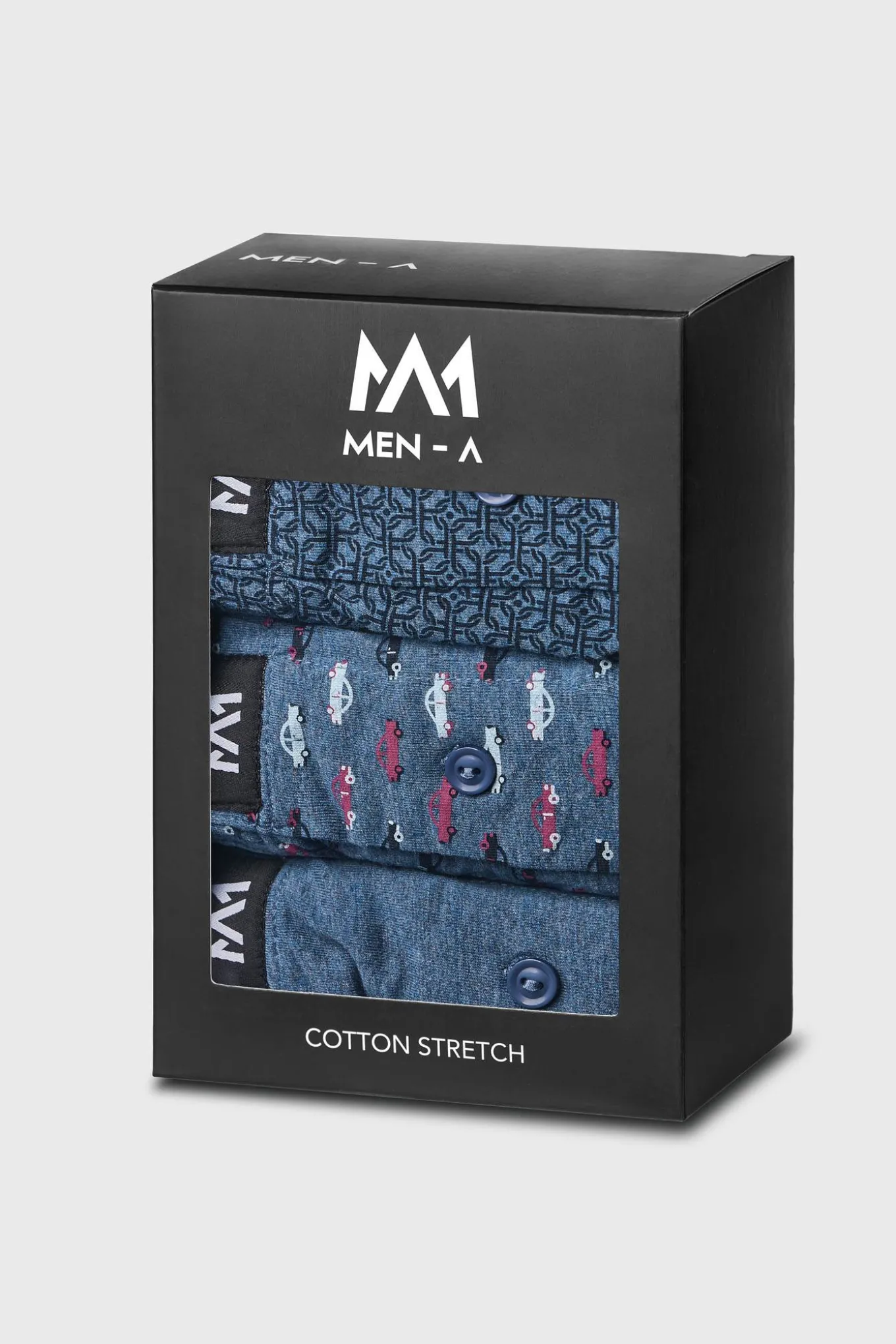 3PACK Szorty MEN-A Car