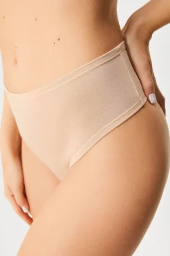 2PACK Tanga Bamboo Mina z wysokim stanem