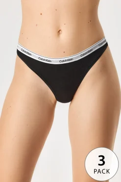 3PACK Tanga Calvin Klein