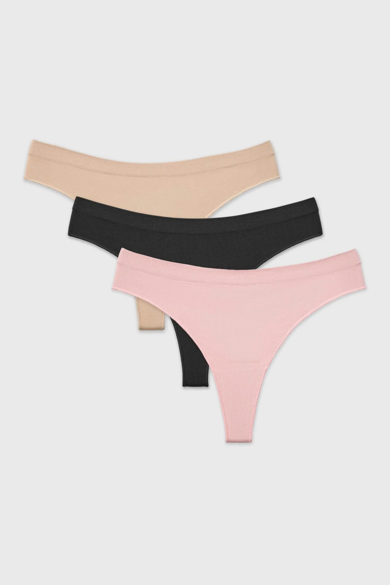3PACK Tanga Flexi bezszwowe