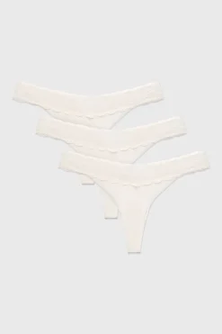 3PACK Tanga ONLY CHLOE Lace I