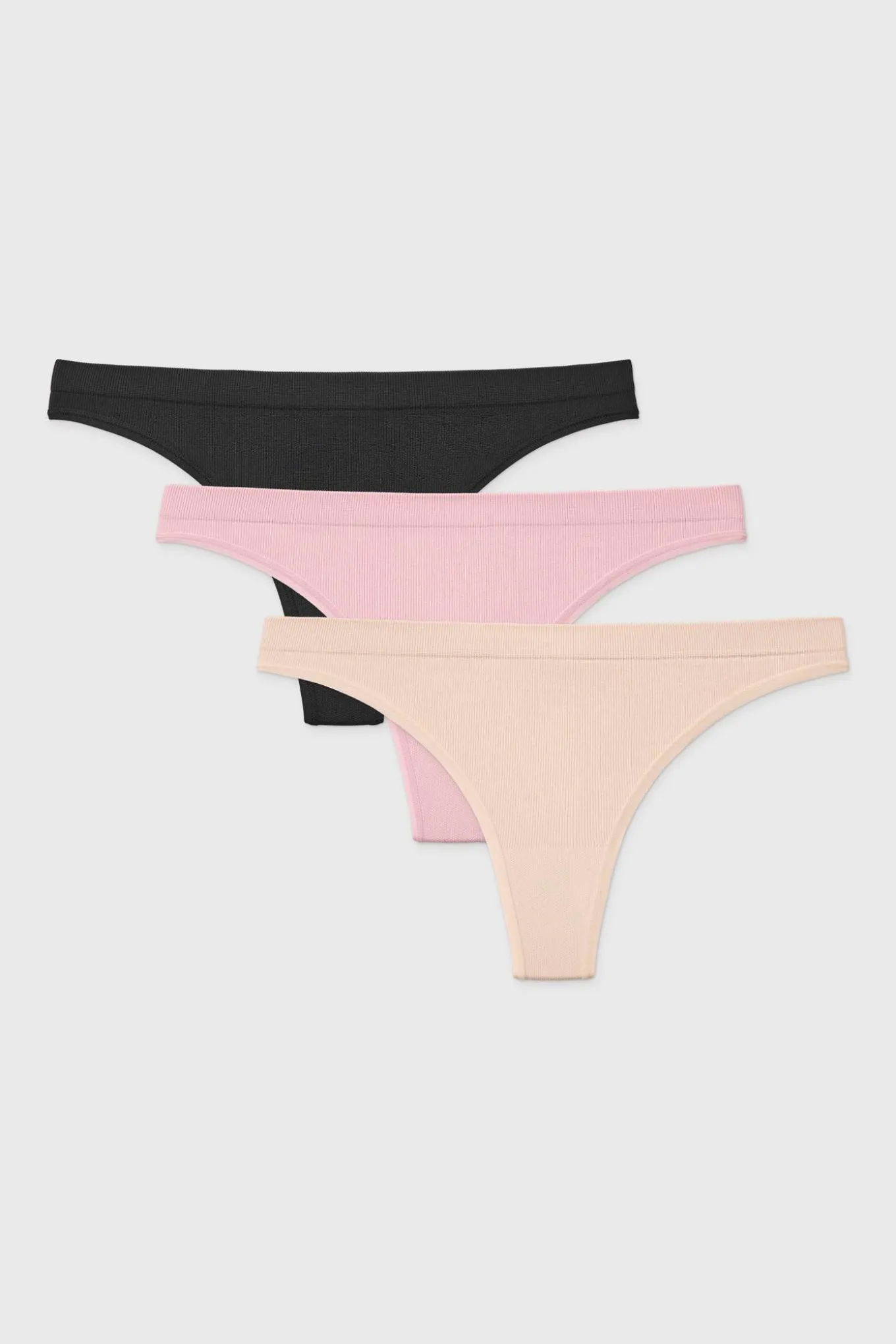 3PACK Tanga RIB