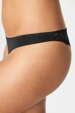 2PACK Tanga Simple Lace