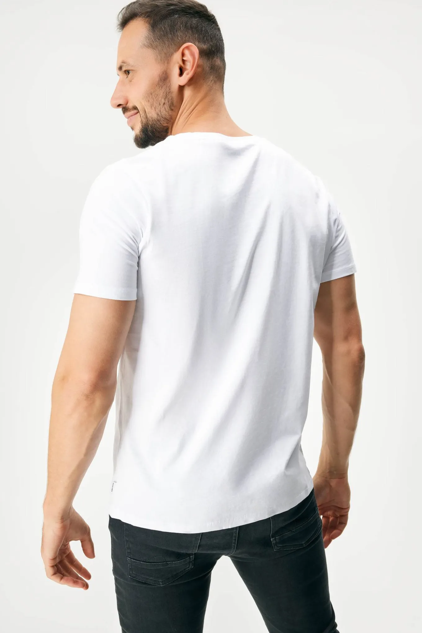 2 PACK T-shirt bawełniany JACK AND JONES JacBasic Crew II