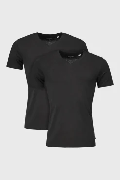 2 PACK T-shirt bawełniany JACK AND JONES JacBasic Crew II