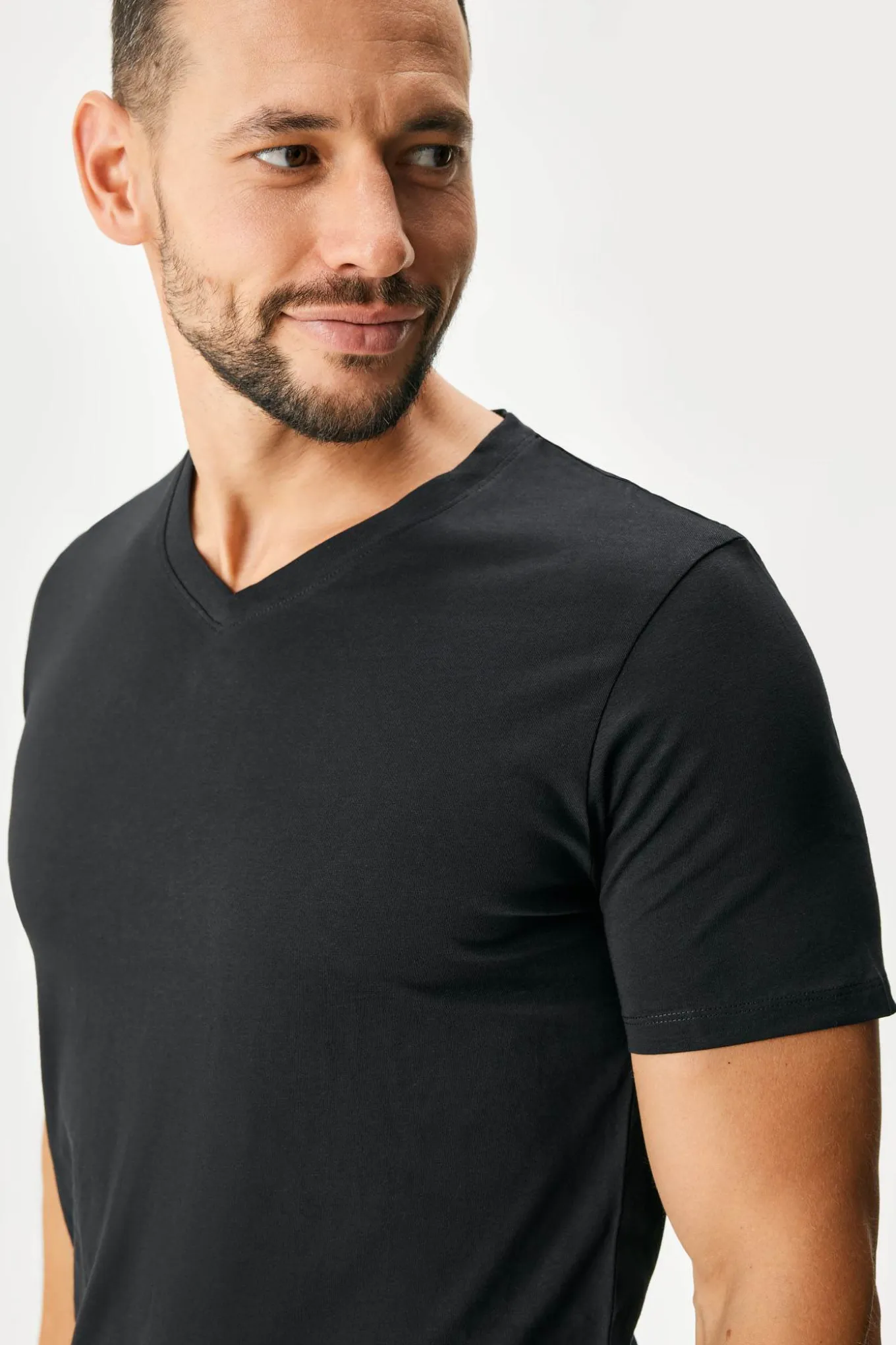 2 PACK T-shirt bawełniany JACK AND JONES JacBasic Crew II