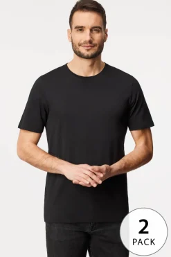 2 PACK T-shirt bawełniany JACK AND JONES JacBasic Crew