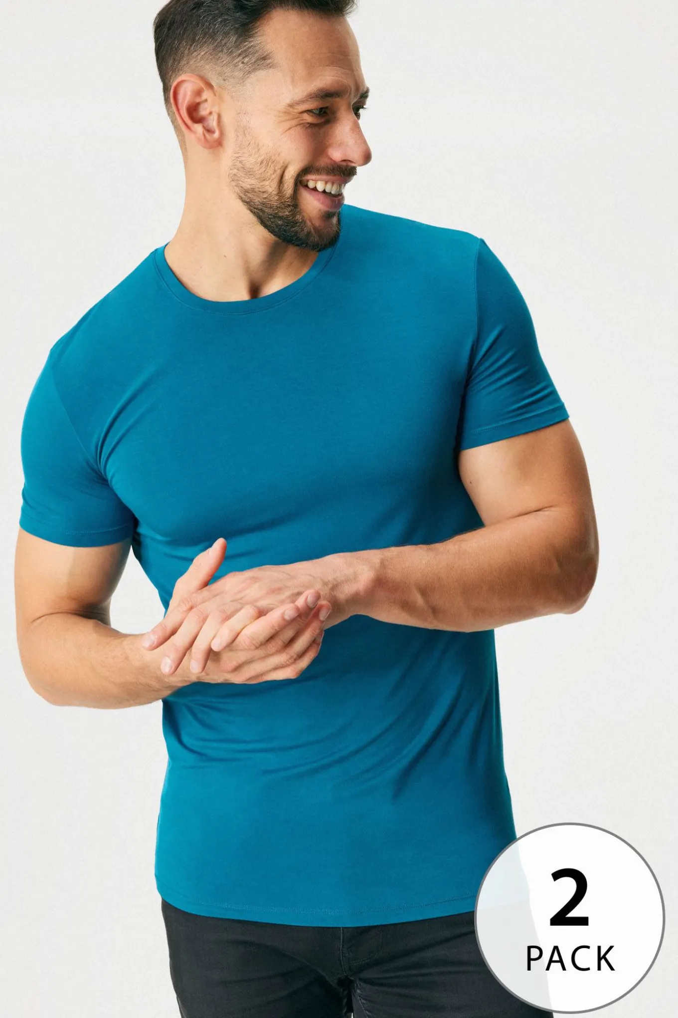 2PACK T-shirt MEN-A Bamboo
