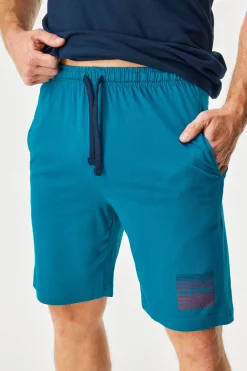 Piżama bawełniana Brooks krótka