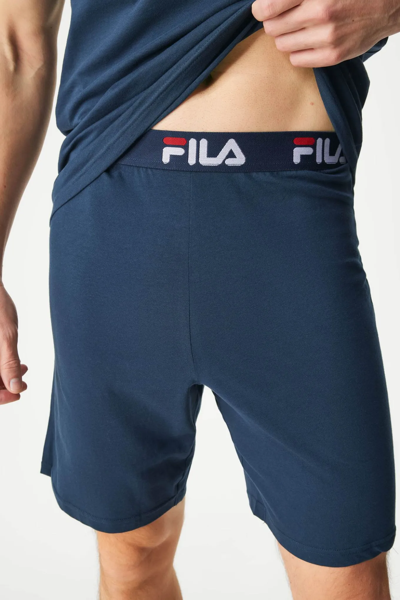 Piżama bawełniana FILA Jersey krótka