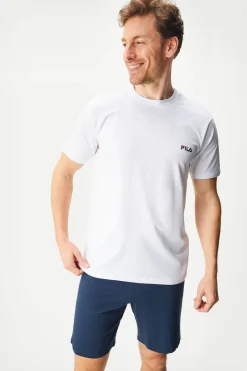 Piżama bawełniana FILA Jersey krótka