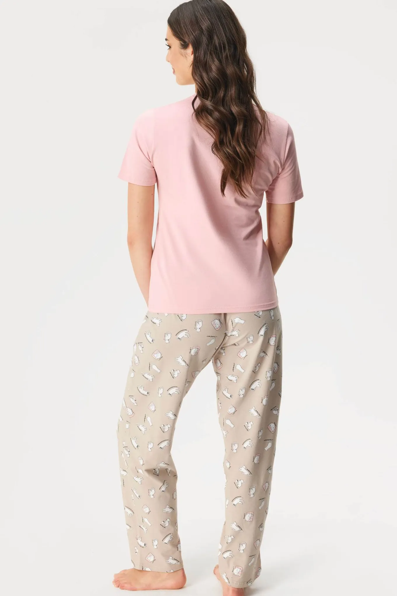 Piżama bawełniana Madeline II długa