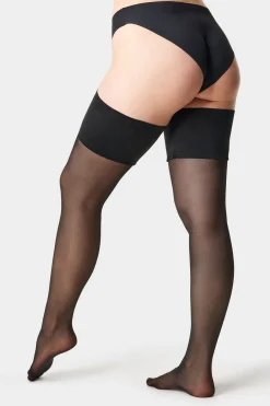 Pończochy samonośne Plus Size Grace I 30 DEN