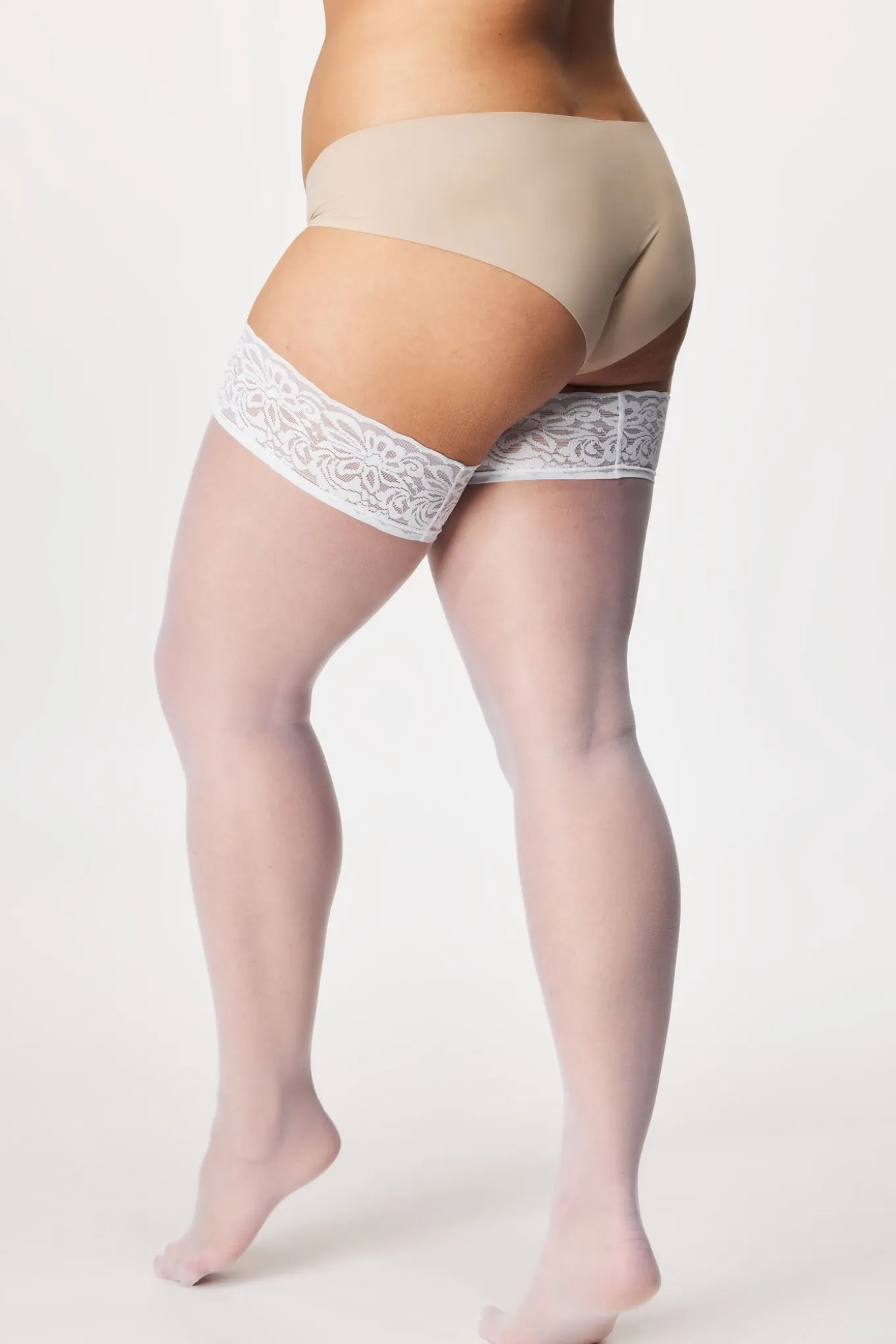 Pończochy samonośne PLUS SIZE Positive Hold 20 DEN