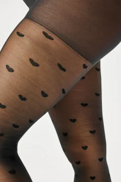 Rajstopy Plus Size Hearts 30 DEN