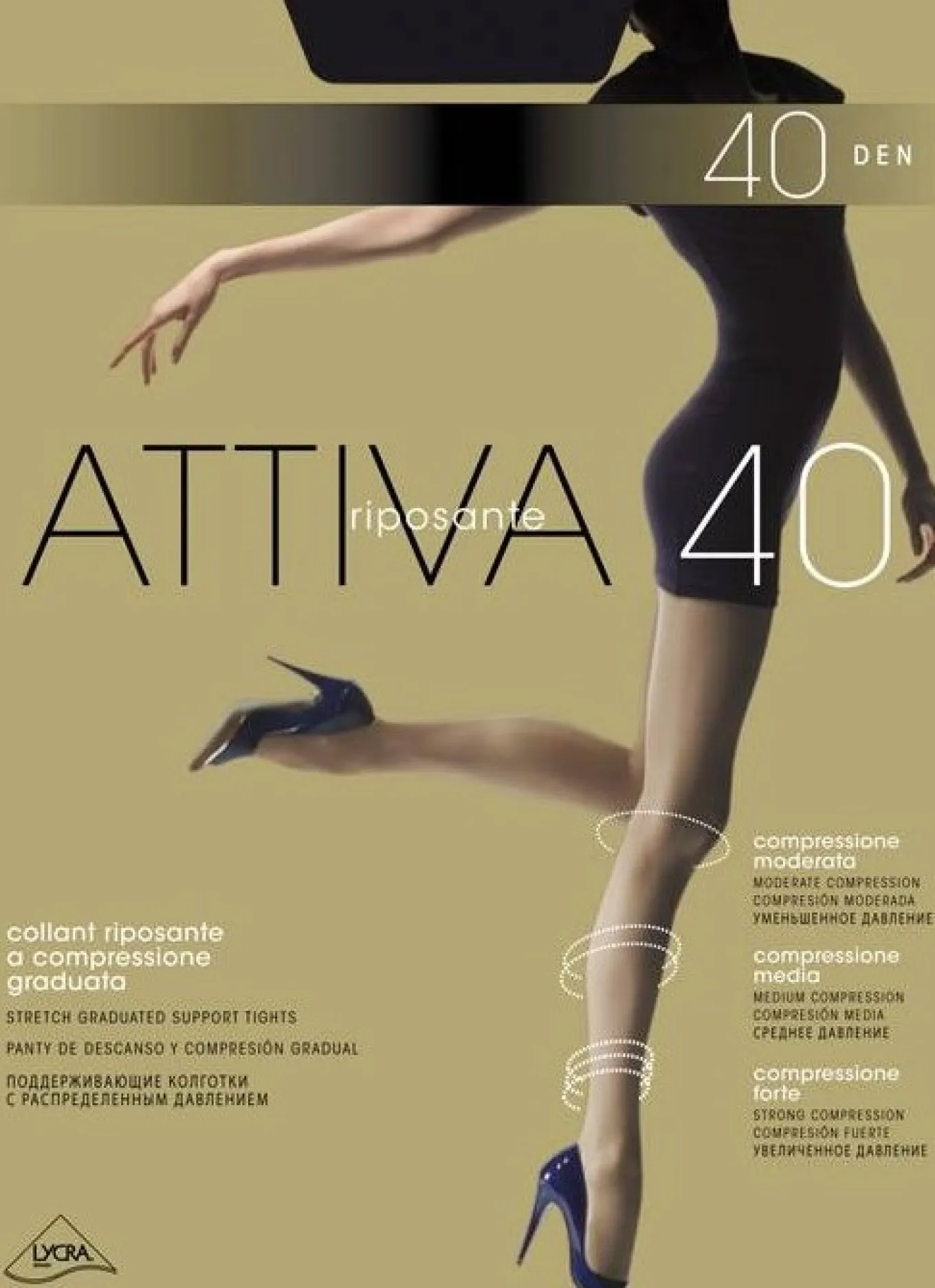 Rajstopy prozdrowotne OMSA Attiva 40 DEN