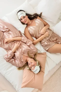 Satynowa piżama Macy Satine długa