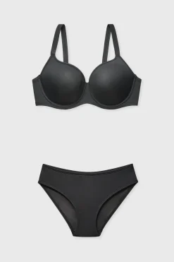 Szybkoschnący dwuczęściowy strój kąpielowy Spacer 3D Breeze Black