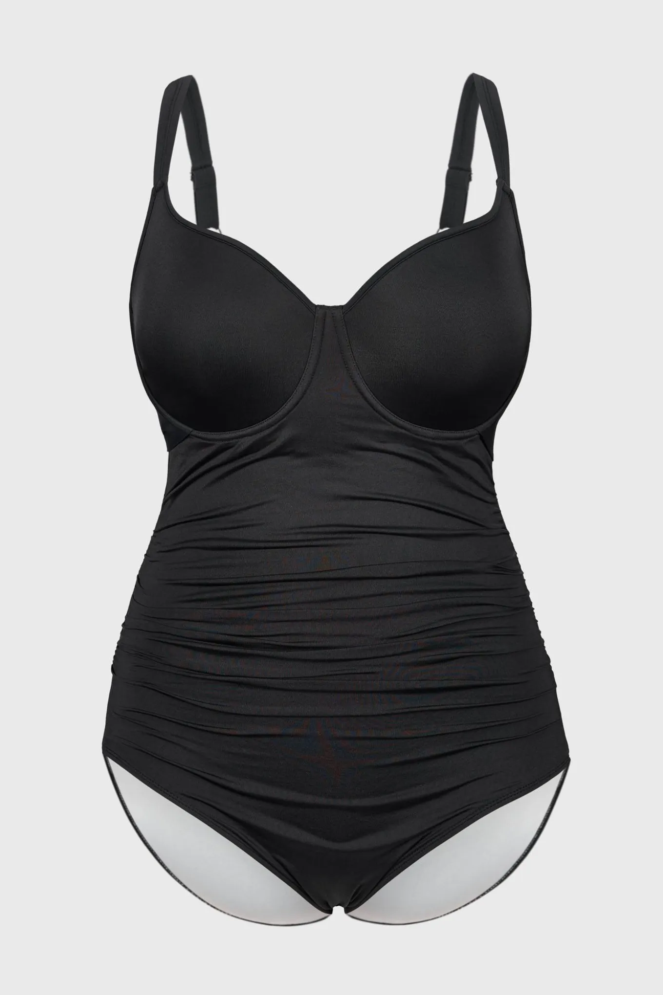 Szybkoschnący jednoczęściowy strój kąpielowy Spacer 3D Breeze Black